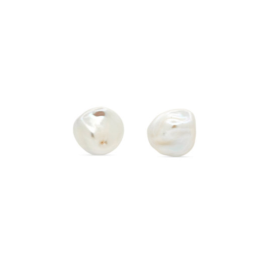 stone and strand Freeform Pearl Studs