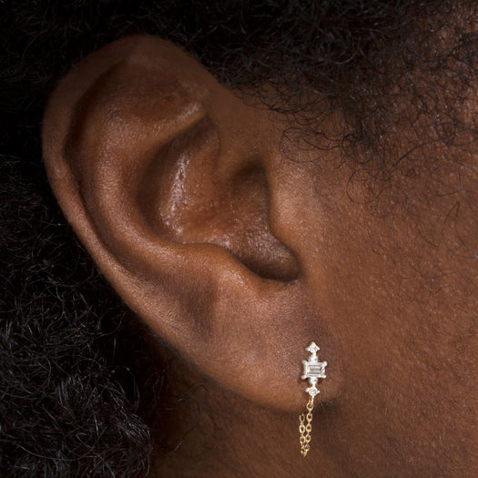 Stone And Strand Front To Back Pillar Stud