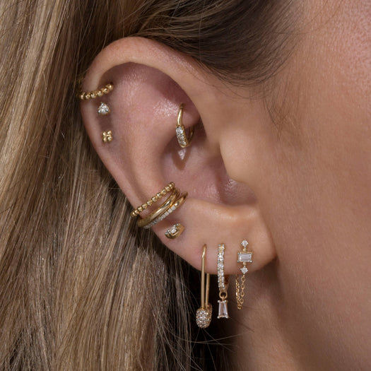 Stone And Strand Front To Back Pillar Stud