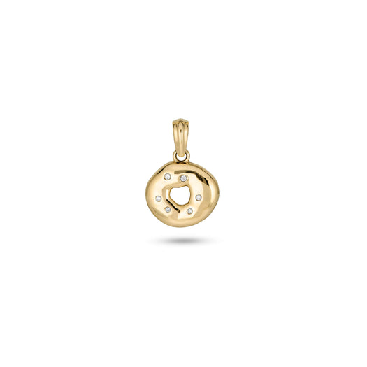 stone and strand Gold Bagel Brunch Charm