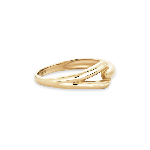 Stone And Strand Gold Bridle Ring