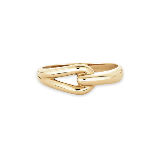 stone and strand Gold Bridle Ring