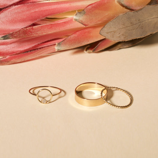 Stone And Strand Gold Cigar Band