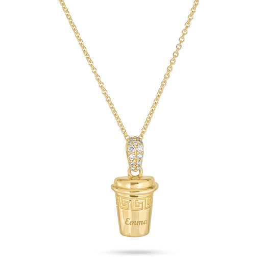 stone and strand Gold Coffee Brunch Charm