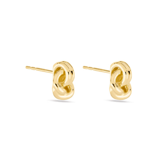 Stone And Strand Gold Forme Dainty Knot Studs