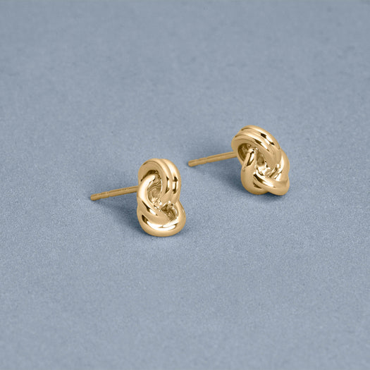 Stone And Strand Gold Forme Dainty Knot Studs