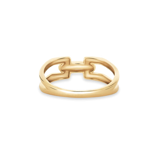 Stone And Strand Gold Harness Ring
