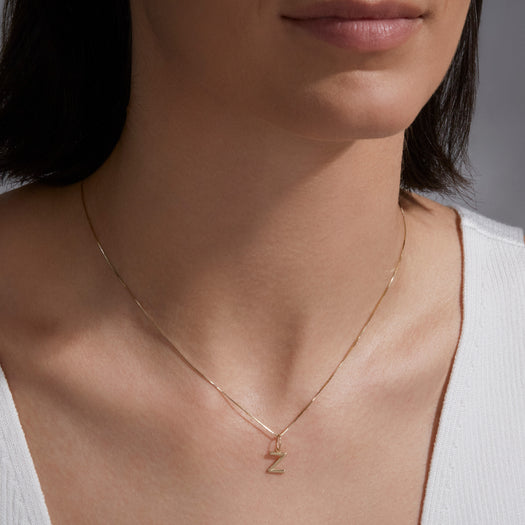 Stone And Strand Gold Initial Charm