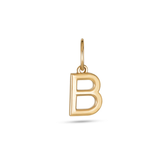 stone and strand Gold Initial Charm