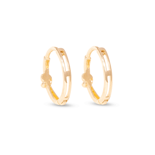 Stone And Strand Gold Knot Huggies