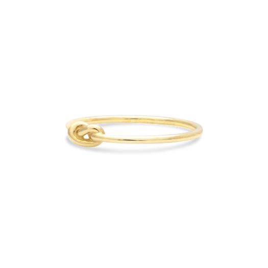 Stone And Strand Gold Knot Ring