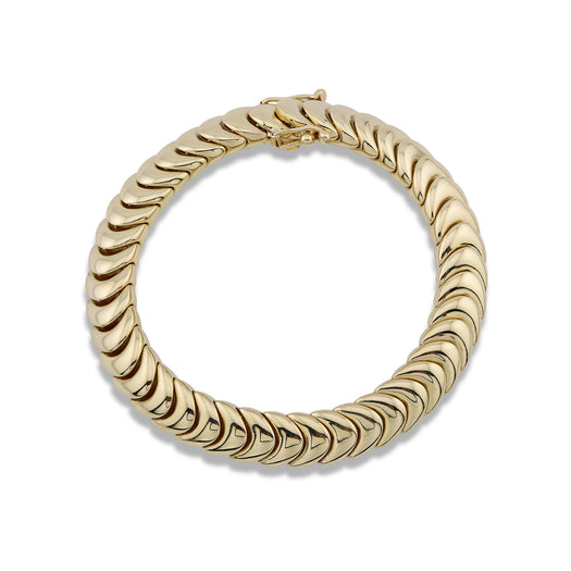 stone and strand Gold La Scala Bracelet