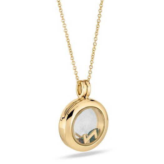 Stone And Strand Gold Memento Locket Necklace