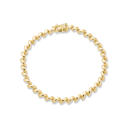 stone and strand Gold Portofino Bracelet