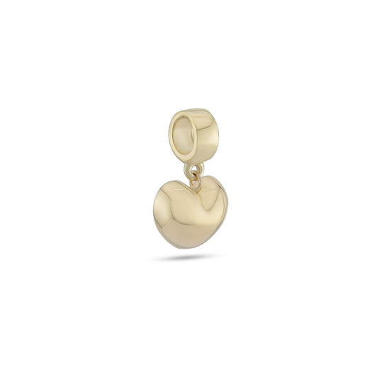 Stone And Strand Gold Puff Heart Bead