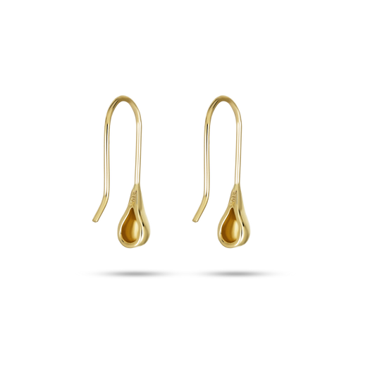 Stone And Strand Golden Droplet Earrings