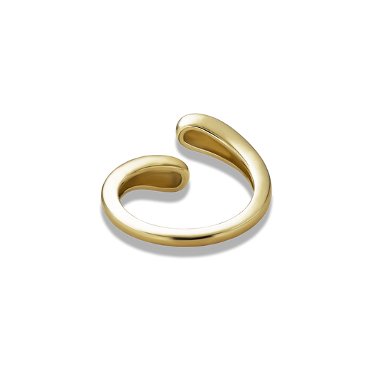 Stone And Strand Golden Droplet Hug Ring