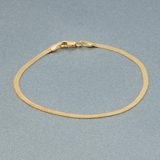 Stone And Strand Golden Glow Herringbone Bracelet