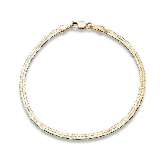 stone and strand Golden Glow Herringbone Bracelet