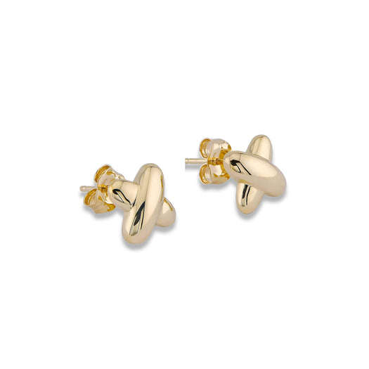 Stone And Strand Golden Kisses Studs