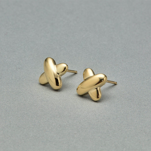 Stone And Strand Golden Kisses Studs