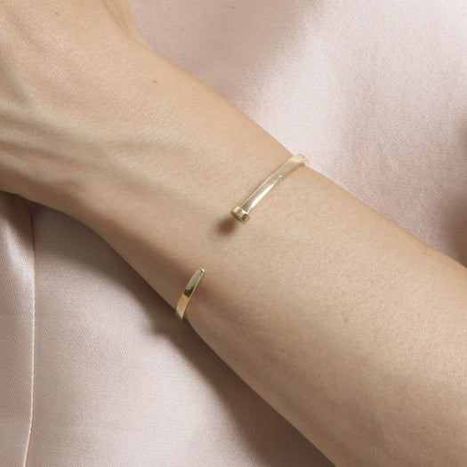 Stone And Strand Golden Nail Cuff