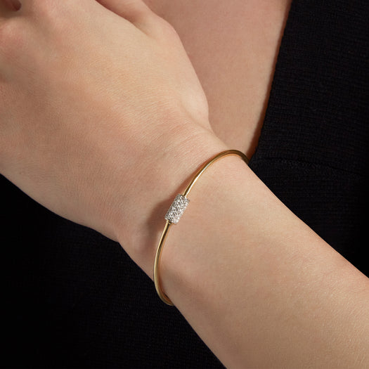 Stone And Strand Goldie Lock Diamond Bracelet