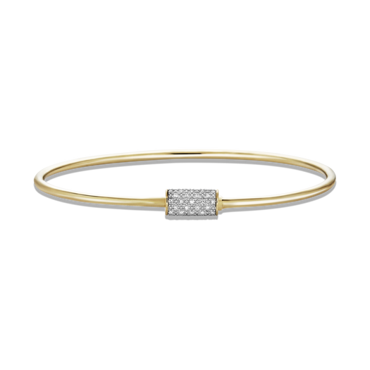 stone and strand Goldie Lock Diamond Bracelet