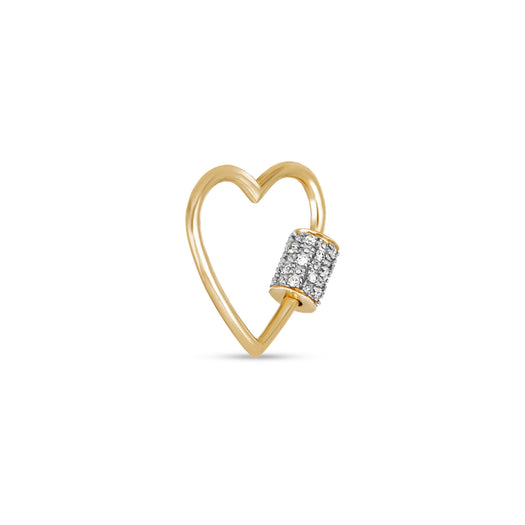 Stone And Strand Goldie Lock Diamond Heart Keeper
