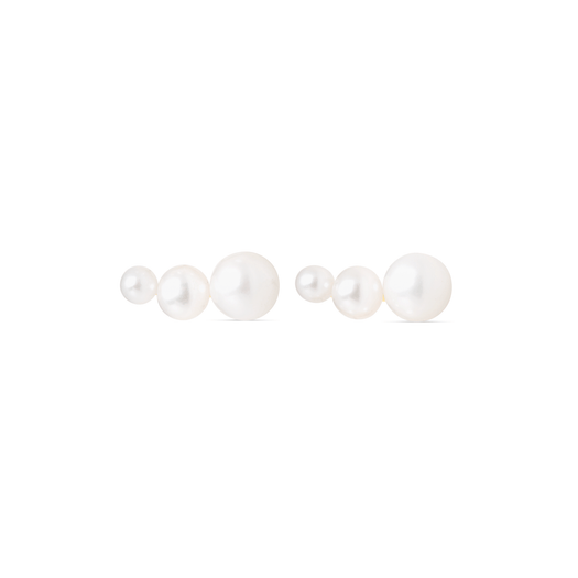 stone and strand Gradient Pearl Studs