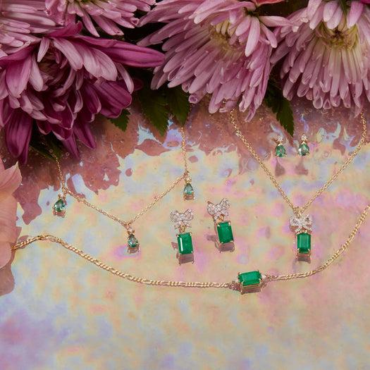 Stone And Strand Green Goddess Studs