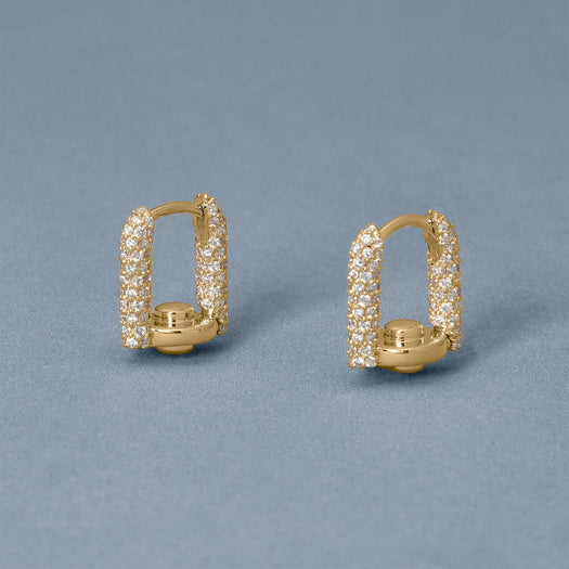 Stone And Strand Half Starboard Diamond Earrings