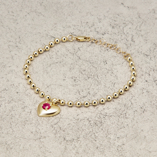 Stone And Strand Heart And Soul Ruby Bracelet