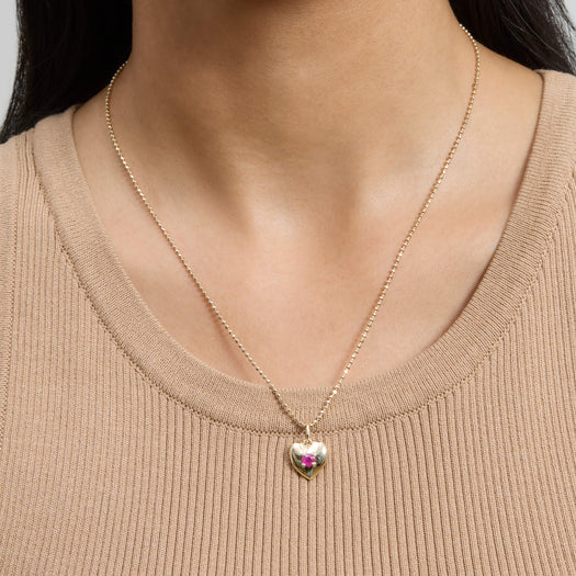 Stone And Strand Heart And Soul Ruby Necklace
