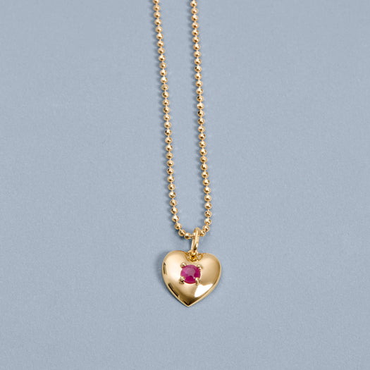 Stone And Strand Heart And Soul Ruby Necklace