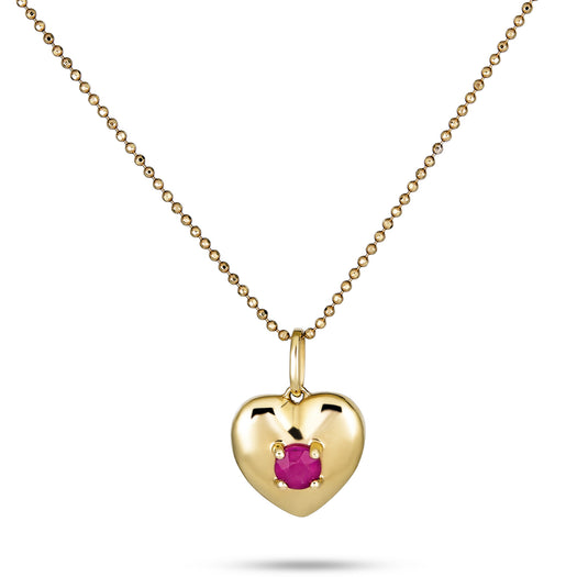 stone and strand Heart And Soul Ruby Necklace