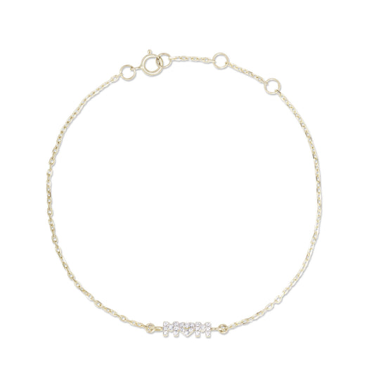 stone and strand Heart Mom Bracelet