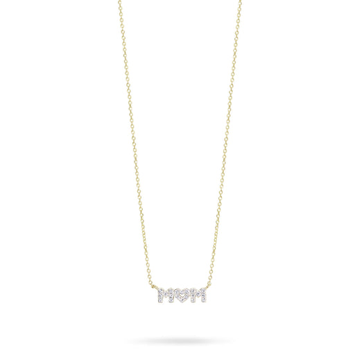 Stone And Strand Heart Mom Necklace