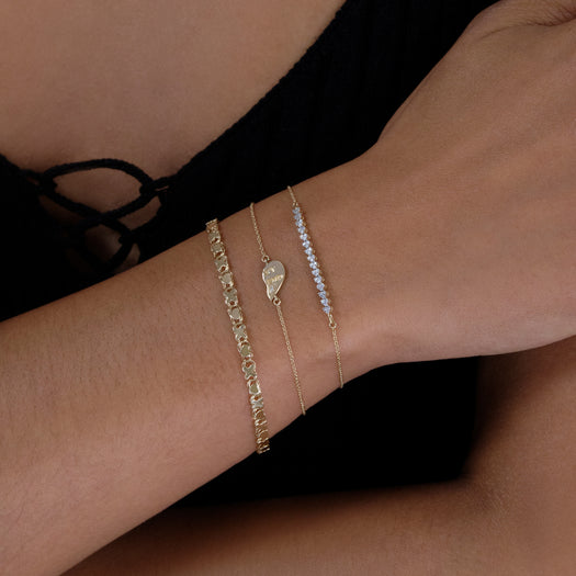 Stone And Strand Heart To Heart Diamond Bracelet