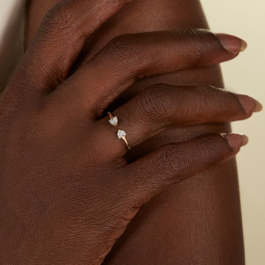 Stone And Strand Heart To Heart Pave Ring