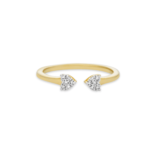 stone and strand Heart to Heart Pave Ring