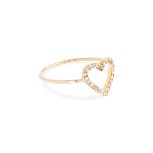 Stone And Strand Heart Wide Open Topaz Ring