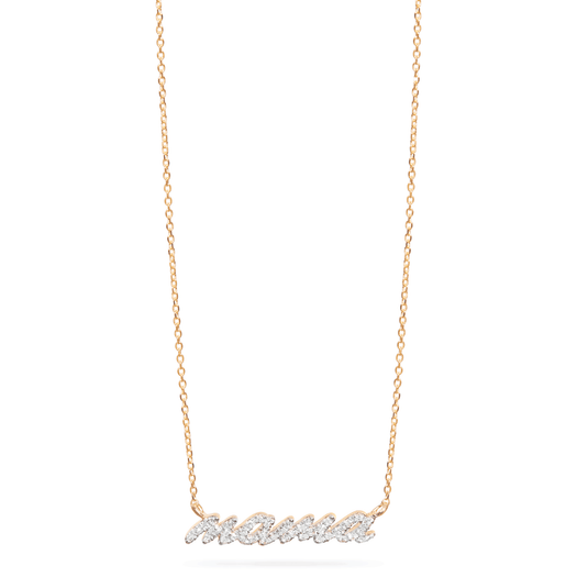 Stone And Strand Hey Mama Pave Necklace
