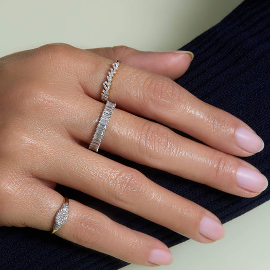 Stone And Strand Hey Mama Pave Ring