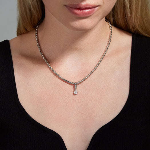 Stone And Strand Hooked On You Silver Topaz Charm