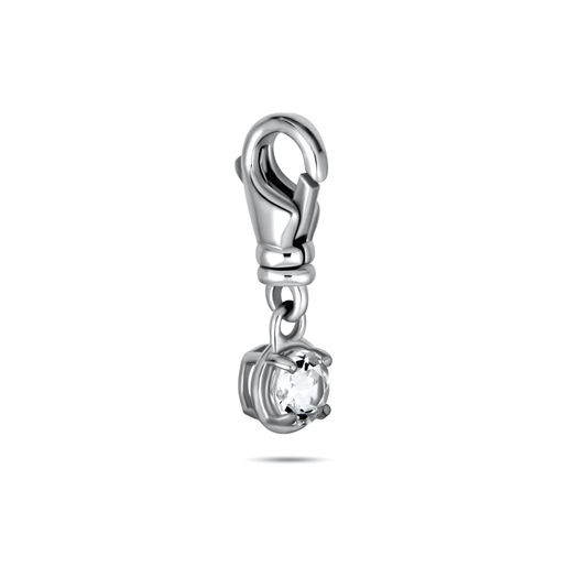 Stone And Strand Hooked On You Silver Topaz Charm