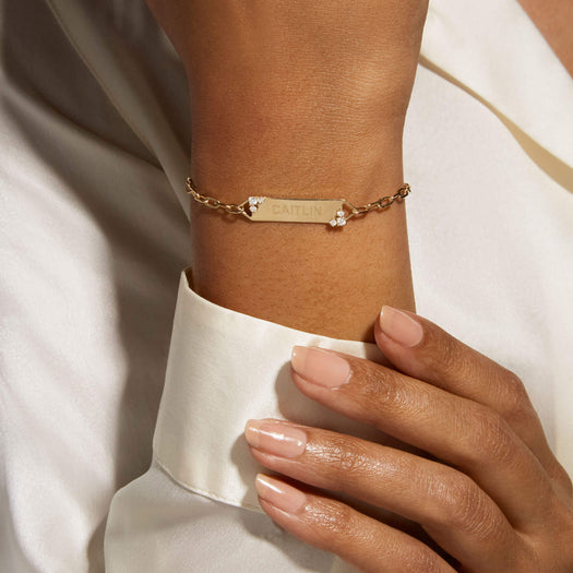 Stone And Strand ID Me Diamond Bracelet