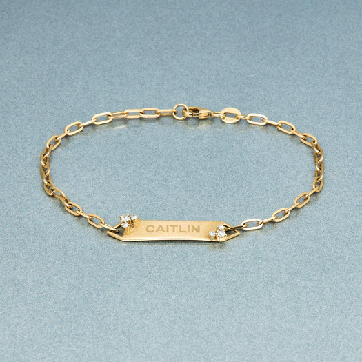 Stone And Strand ID Me Diamond Bracelet
