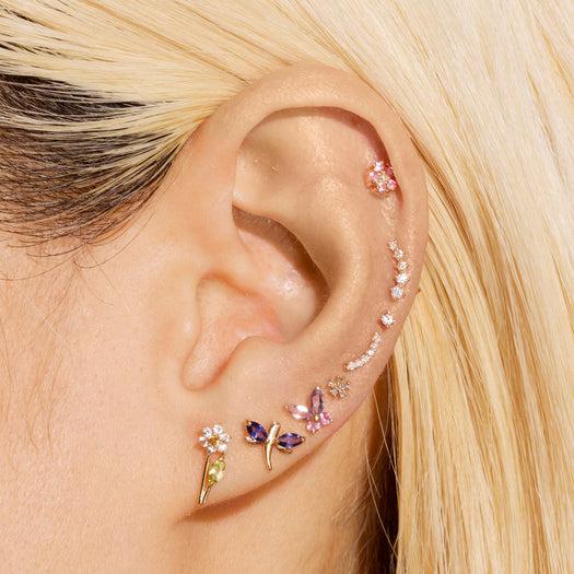 Stone And Strand Iolite Dragonfly Studs