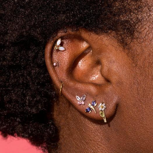 Stone And Strand Iolite Dragonfly Studs